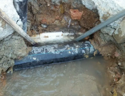 临洮测漏水之水管漏水